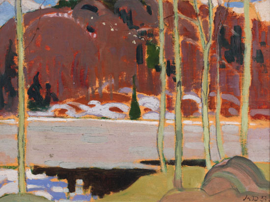 Early Spring, Lake Wonish par Anne Douglas Savage