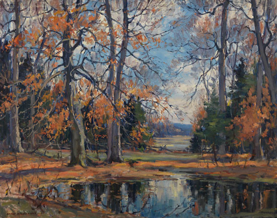 Fall Landscape par Manly Edward MacDonald