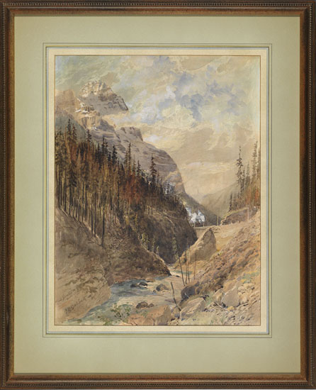 Mount Stephen, BC by Frederic Marlett Bell-Smith