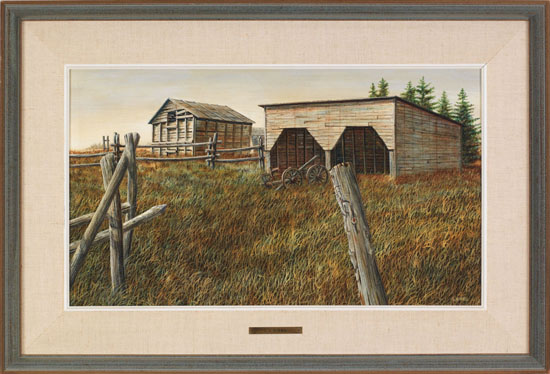 Shed and Spruce by Leonard (Len) James Gibbs