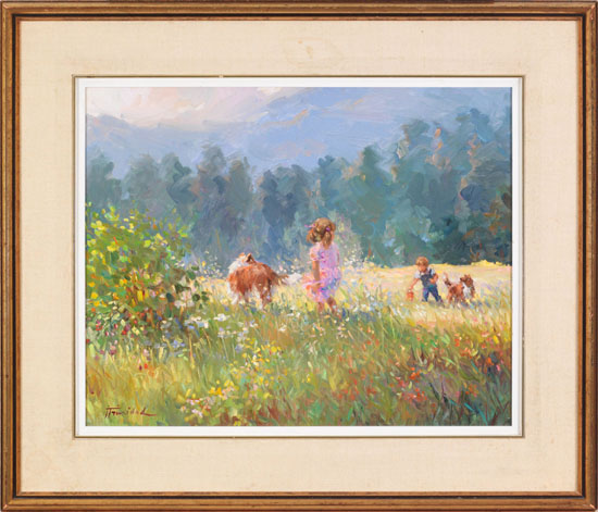 Children in a 
Field by Jose Trinidad