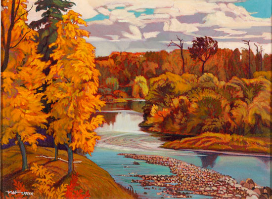 Valley River, Manitoba par Richard (Dick) Ferrier