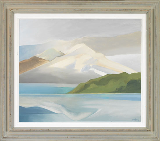 Mount Cheam Over Harrison Lake by Toni (Norman) Onley