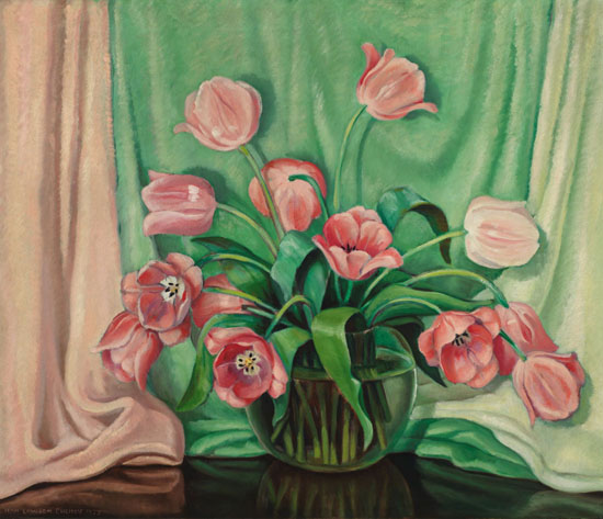 Tulips by Nan (Anna Getrude Lawson) Cheney