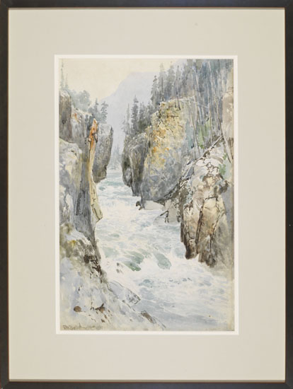 River Through the Rocks by Frederic Marlett Bell-Smith