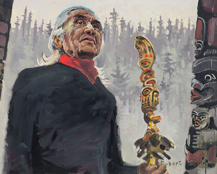 Man of the West, Chief Dan George by Robert Genn