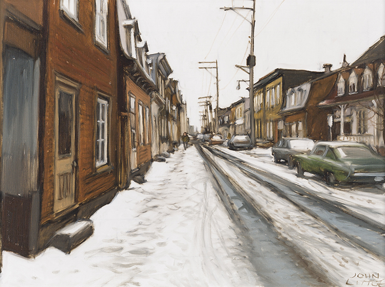 Rue Bagot, Québec by John Geoffrey Caruthers Little