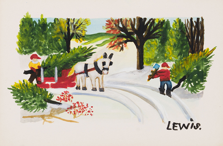 Log Cutters par Maud Lewis