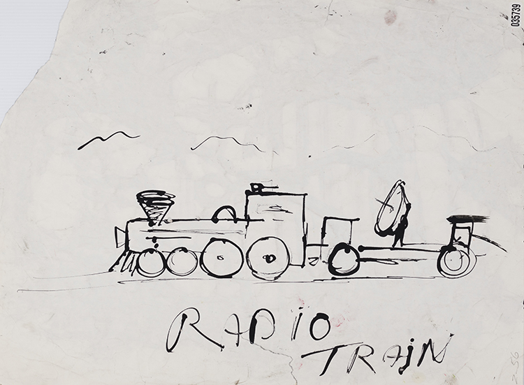 Figure / Radio Train par John Scott