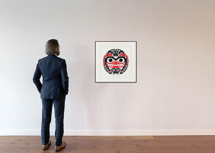 Xhuwaji - Haida Grizzly Bear by William Ronald (Bill) Reid