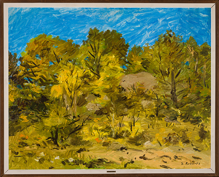 Yellow Trees and Blue Sky by William Goodridge Roberts