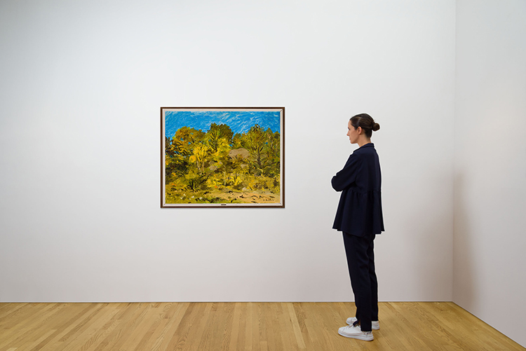 Yellow Trees and Blue Sky par William Goodridge Roberts