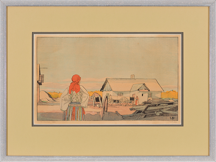Manitoba Farmstead by Walter Joseph (W.J.) Phillips