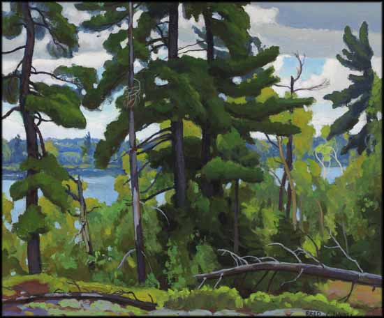 Northern Ontario Lake par Frederick Stanley Haines