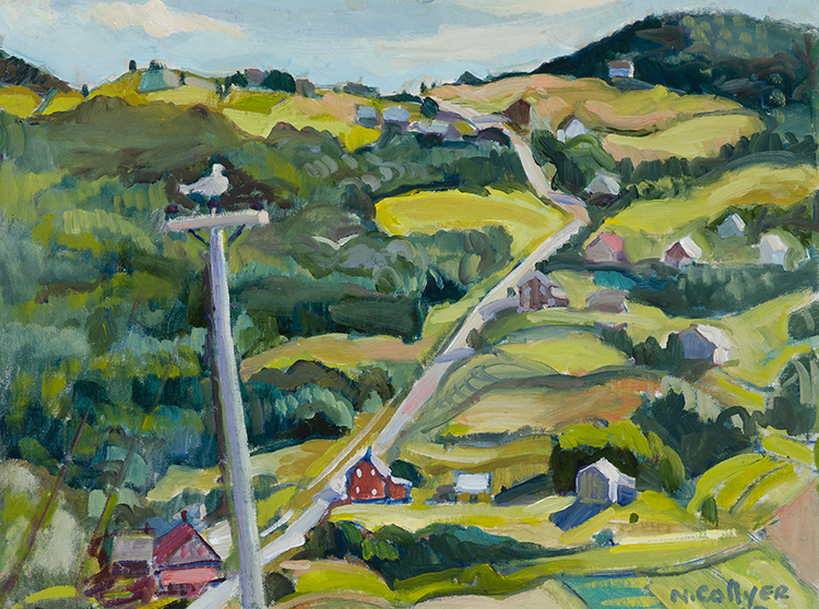 Hillside at Port au Persil, PQ by Nora Frances Elizabeth Collyer