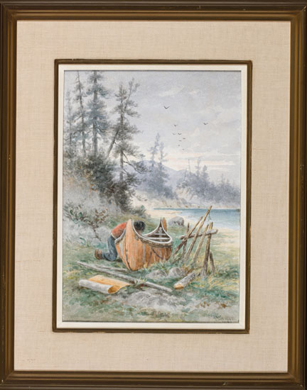 	Making a Canoe by Frederick Arthur Verner