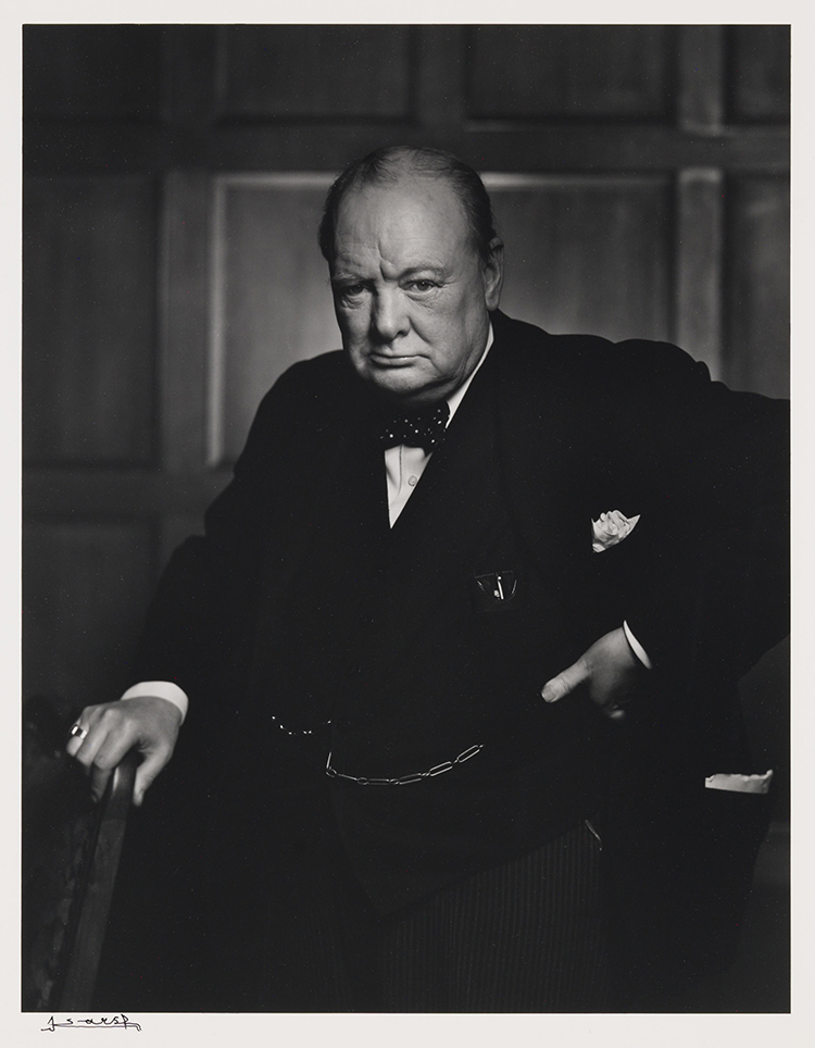 Winston Churchill by Yousuf Karsh