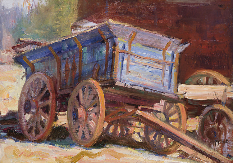 The Blue Wagon par Peter Clapham Sheppard
