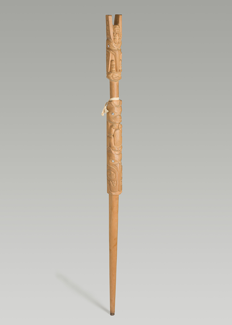 Tsimshian Talking Stick par Chief Alfred Joseph