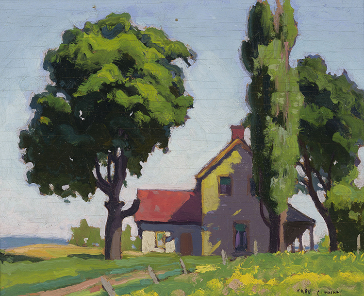 House in Bracebridge, June by Frederick Stanley Haines