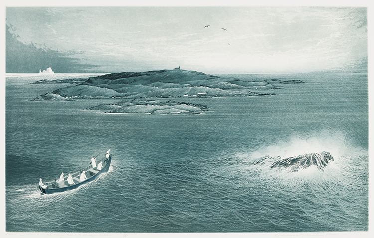 Seabird Hunters Returning Home to Braggs Island par David Lloyd Blackwood