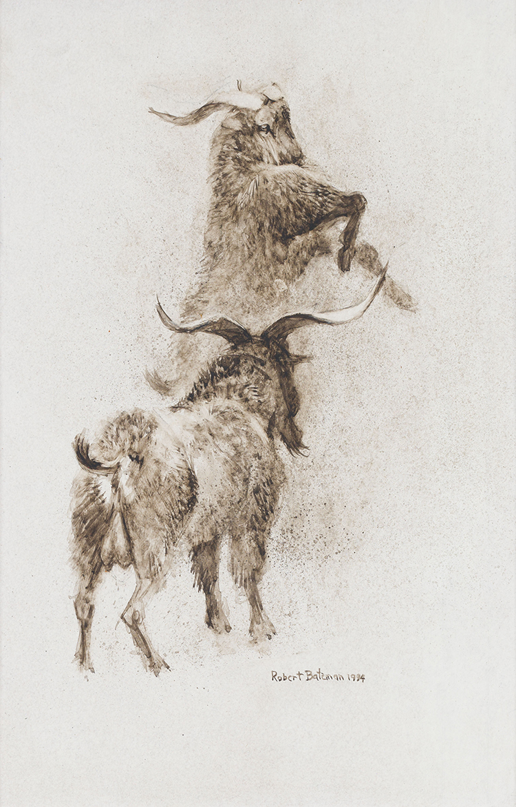 Mountain Goats by Robert Bateman