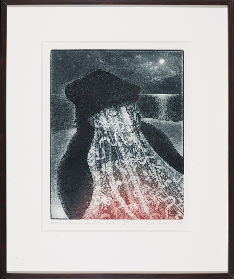 Mummer in Lantern Light by David Lloyd Blackwood