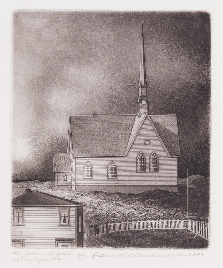 St. John's Chapel Wesleyville par David Lloyd Blackwood
