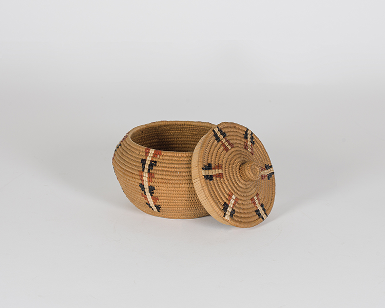 Lidded Basket by Unidentified Thompson River