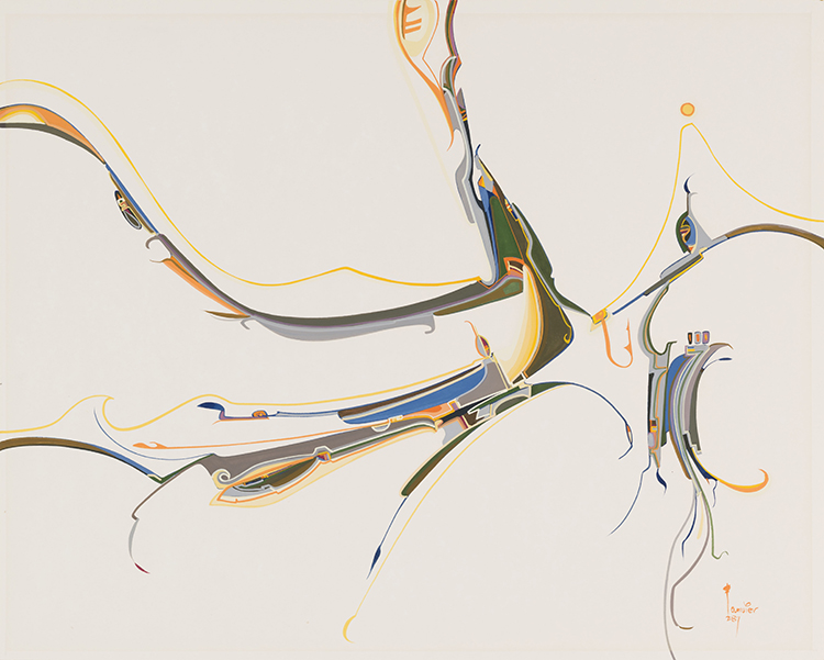 Prairie Setting by Alex Simeon Janvier