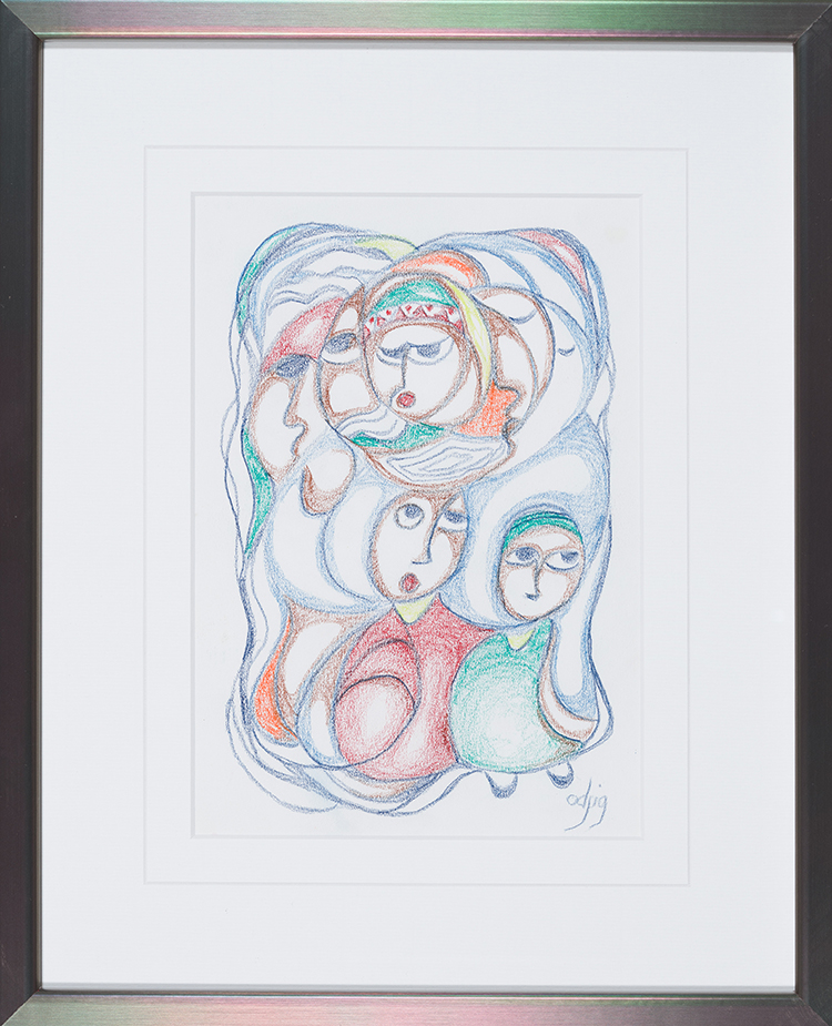 Untitled - Family by Daphne Odjig