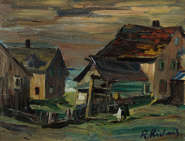 Vieilles maisons Baie-Saint-Paul by René Jean Richard