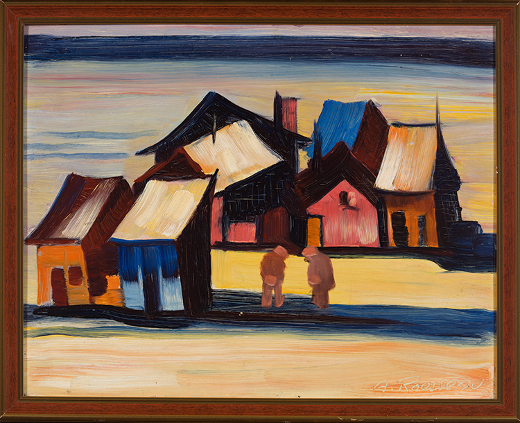 Maison du pêcheur en Gaspésie by Albert Rousseau