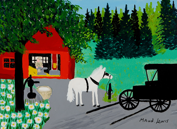 Blacksmith Shop par Maud Lewis