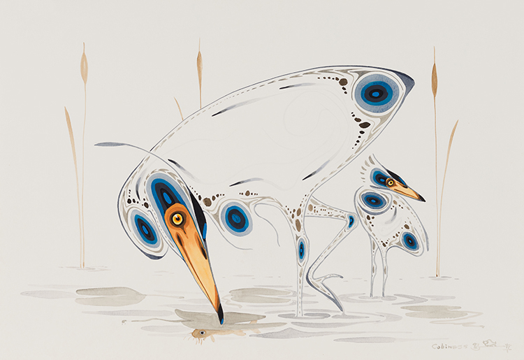 Herons par Eddy Cobiness