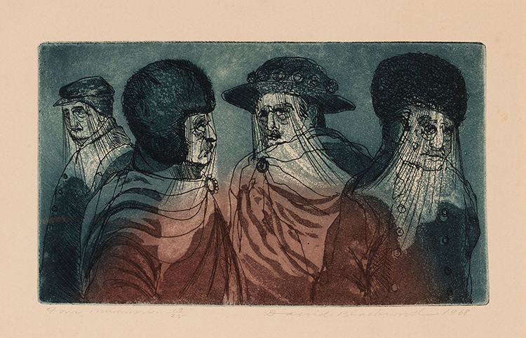 Four Mummers by David Lloyd Blackwood