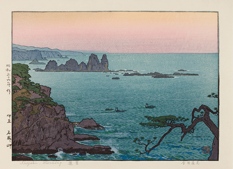 Irozaki, Morning by Toshi Yoshida