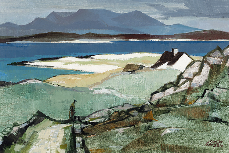 Above the Sands of Manin Bay, Connemara, Eire by Hilton McDonald Hassell