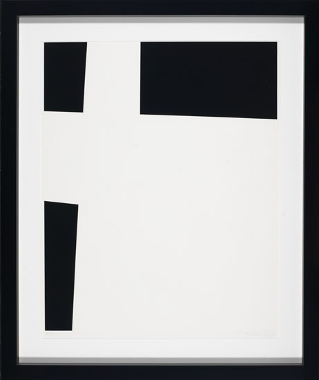 Noir / Blanc par Guido Molinari