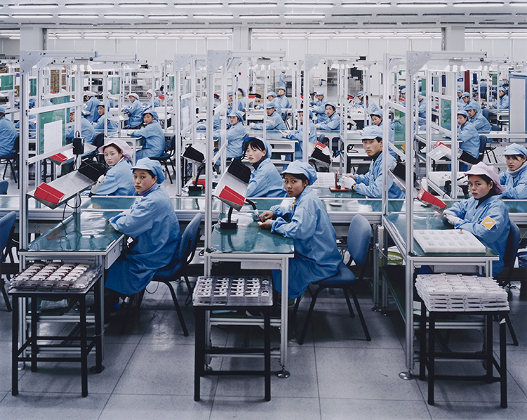 Manufacturing #15, Bird Mobile, Ningbo, Zhejiang Province, China 2005 by Edward Burtynsky