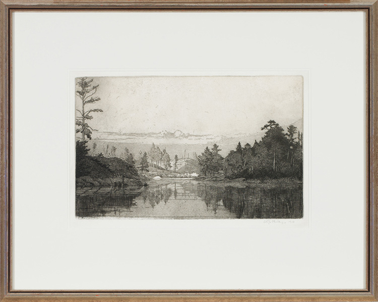 The Lake par Walter Joseph (W.J.) Phillips