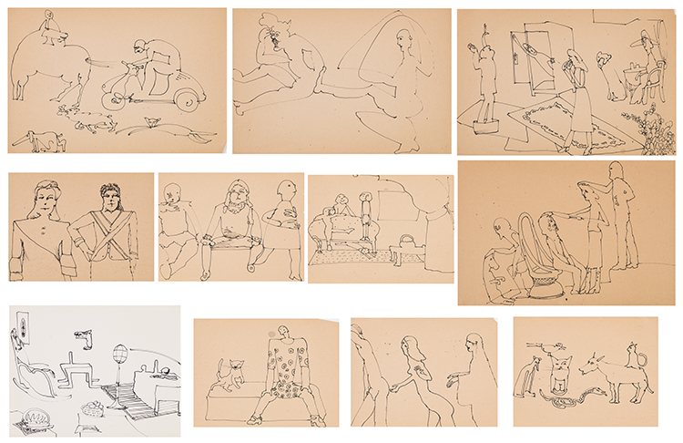 Portfolio of Sketches par Louis De Niverville