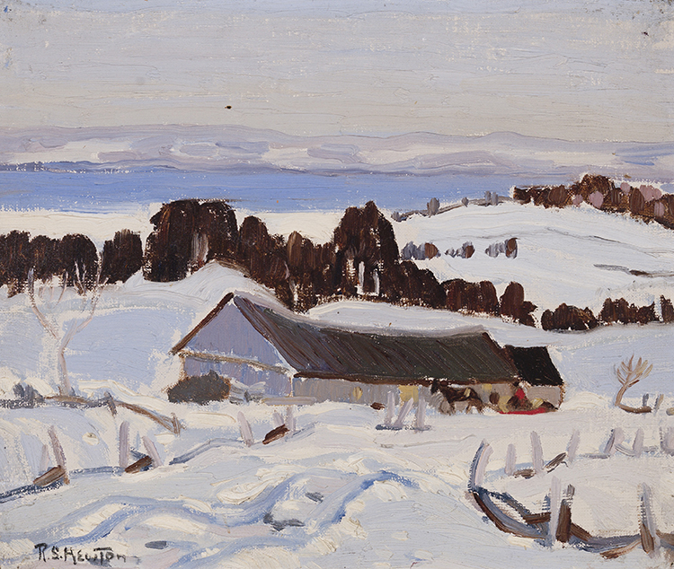 Winter Scene by Randolph Stanley Hewton