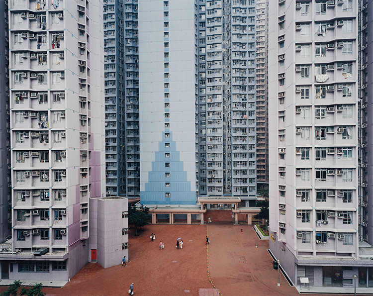 Urban Renewal #6, Apartment Complex, JiangjunAo, Hong Kong China 2004 by Edward Burtynsky