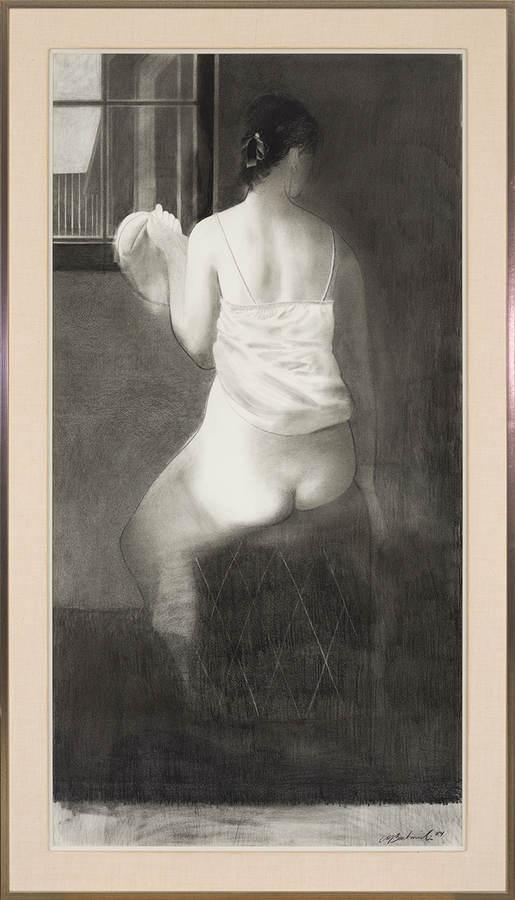 Seated Woman, Back View by Walter Joseph Gerard Bachinski