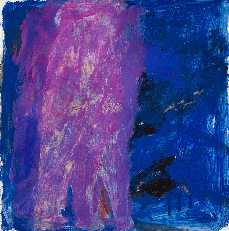 Untitled (Figures in Purple) par Betty Roodish Goodwin