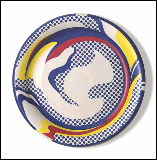 Paper Plate Lichtenstein, Roy