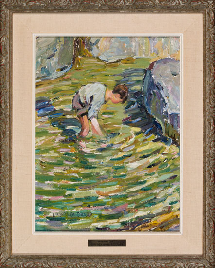 Gathering Shells and Lobster Catching par Dorothea Sharp