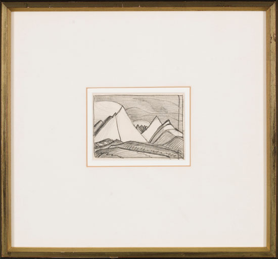 Mountain Drawing No. 7 par Lawren Stewart Harris