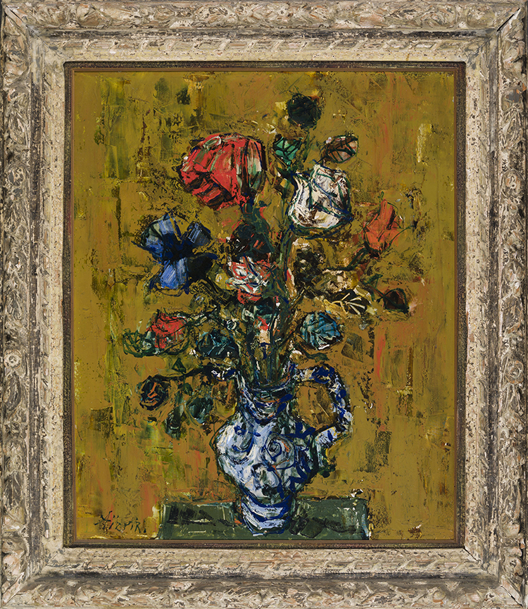 Flowers in a Vase par Paul Augustin Aïzpiri